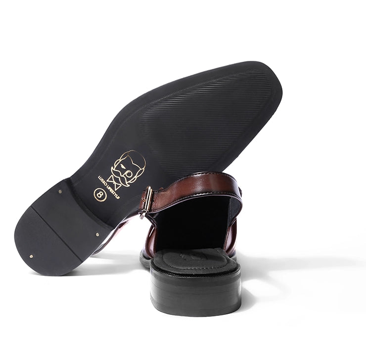 Peshan - Dark Tan Peshawari Sandal