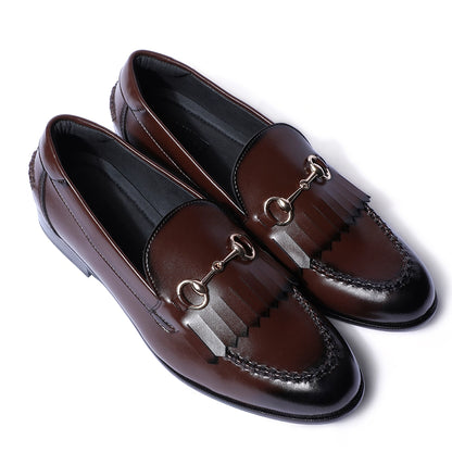 Gustoso 2.0 Dark Tan Horsebit Loafers