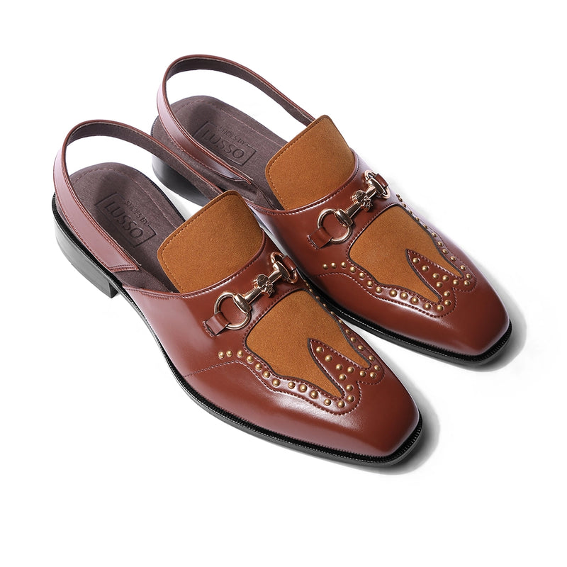 Amer - Tan Rivet Sandal