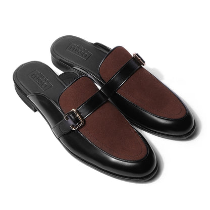 Duco - Black/Brown Mule