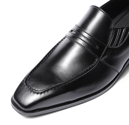 Dayton - Lazyman Black Penny Loafers