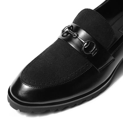 Martin - Black Suede Featherlite Loafers