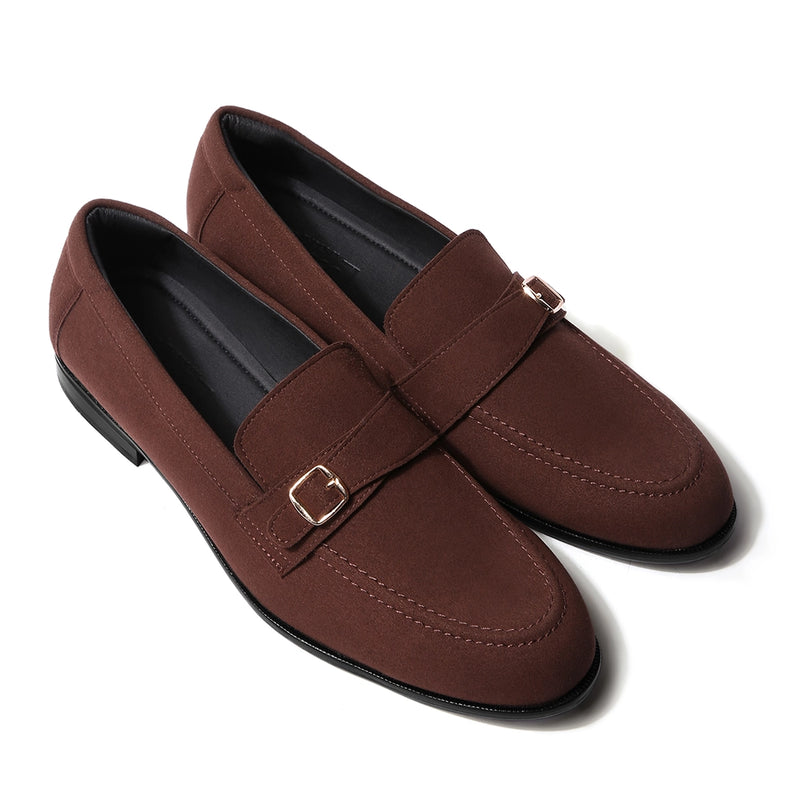 Rubio - Brown Suede Single Monk