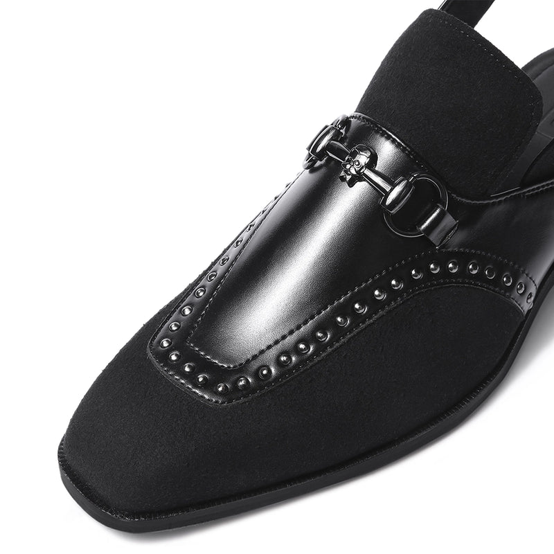 Noiran - Black Rivet Sandal