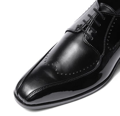 Lovern - Black Patent Derby Laceup