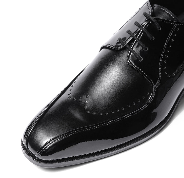 Lovern - Black Patent Derby Laceup
