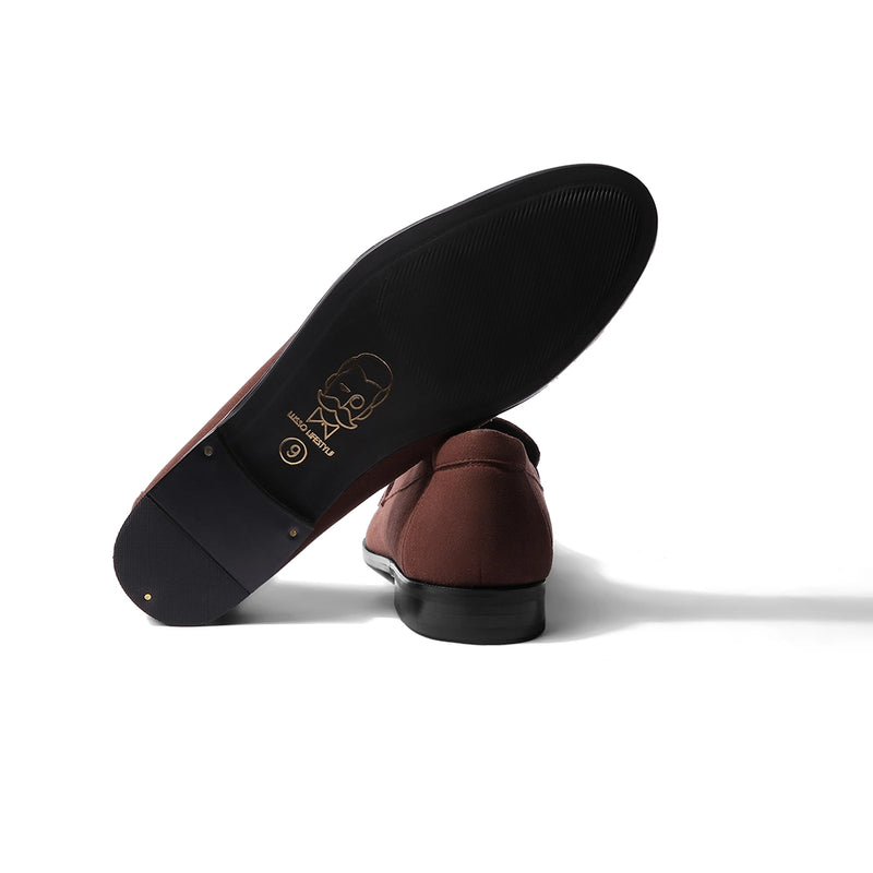 Rubio - Brown Suede Single Monk