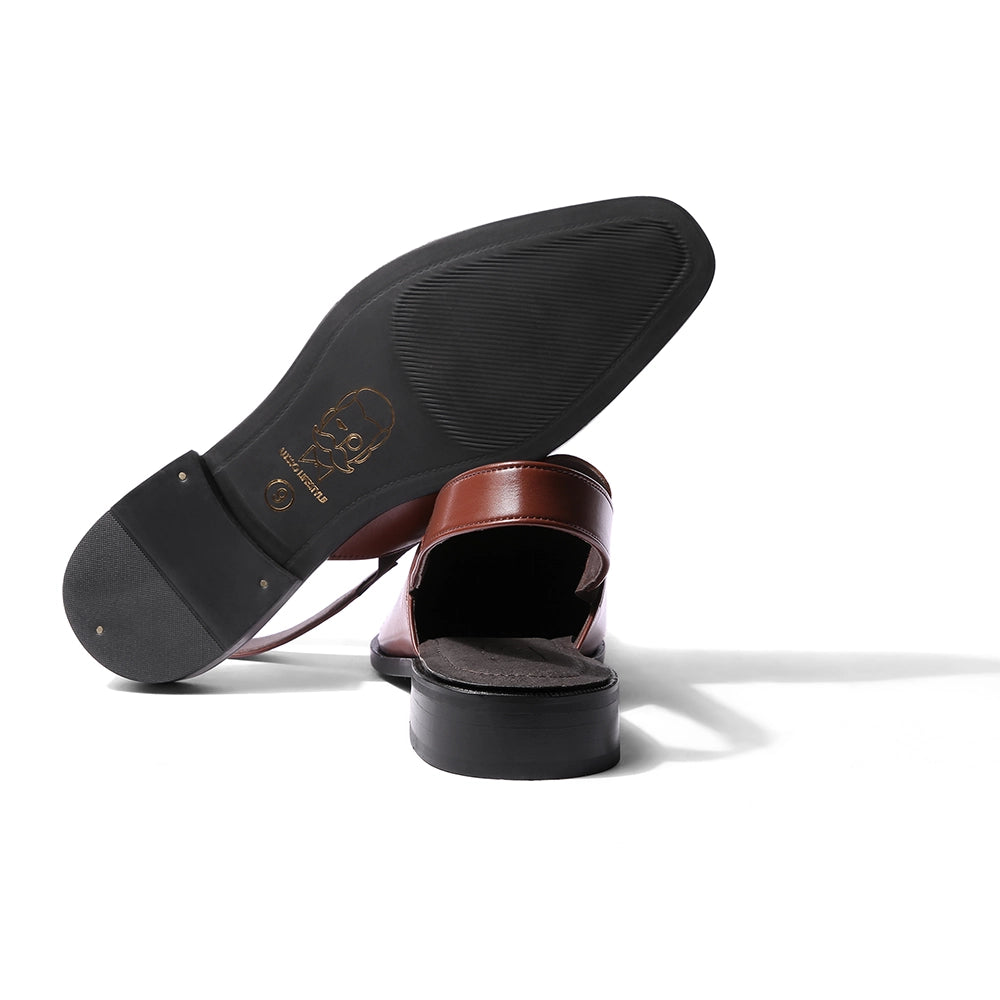 Amer - Tan Rivet Sandal