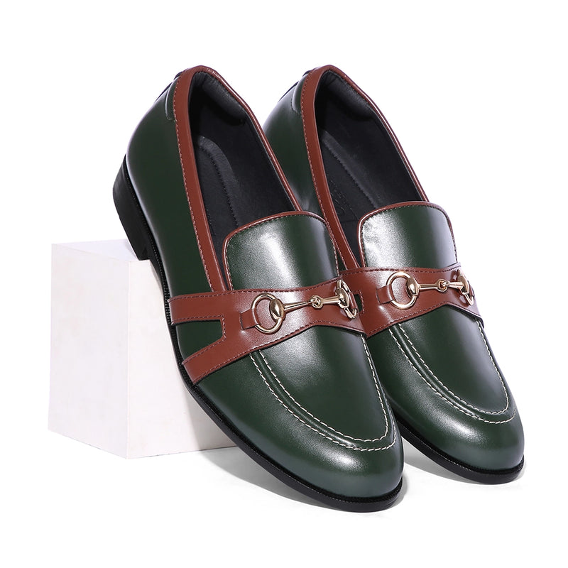 Rivio - Green Horsebit Loafer