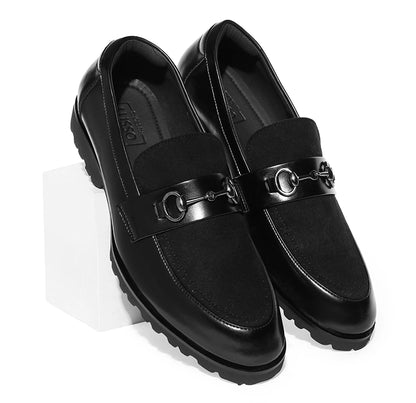 Martin - Black Suede Featherlite Loafers