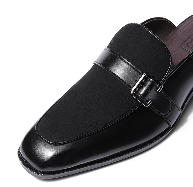 Marlen - Black Suede Mule
