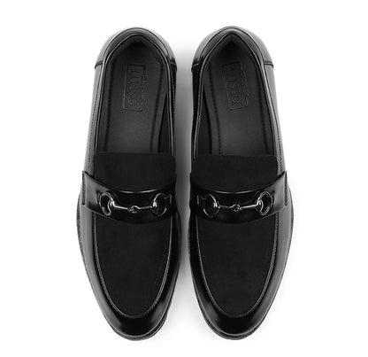Martin - Black Suede Featherlite Loafers