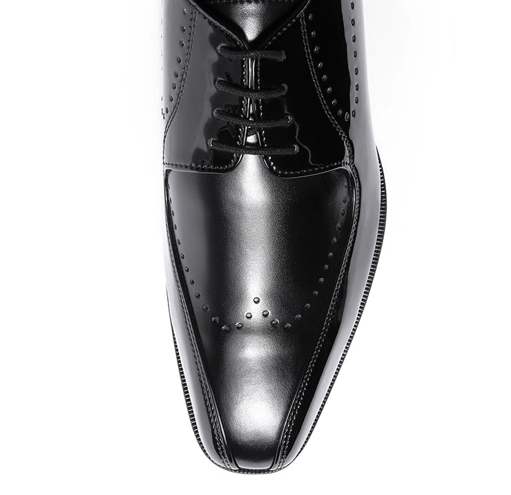 Lovern - Black Patent Derby Laceup