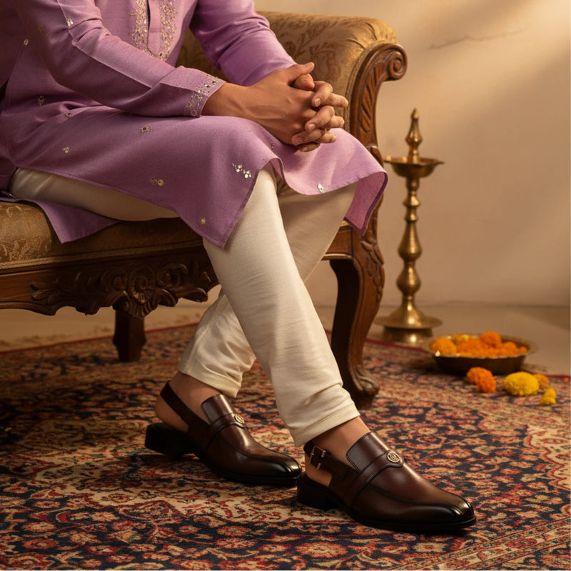 Peshan - Dark Tan Peshawari Sandal