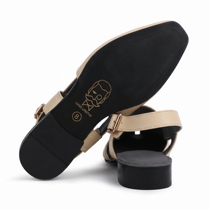 Peshawar | Moroccan Beige Pathani Sandal