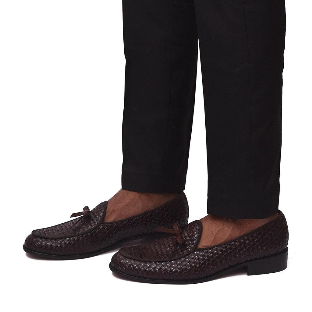 HAMMEL - BROWN KNOT SLIP-ON - By Lusso