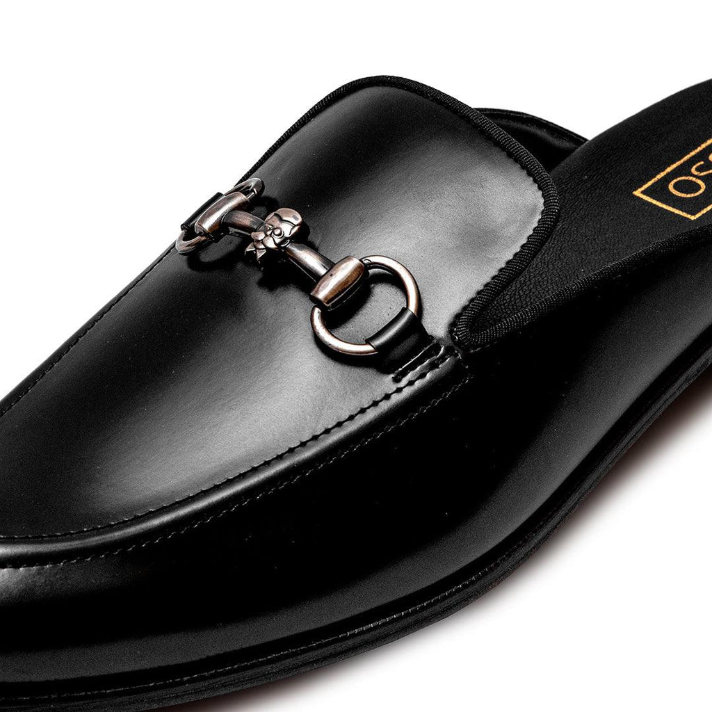JORAH - BLACK HORSEBIT MULES - By Lusso