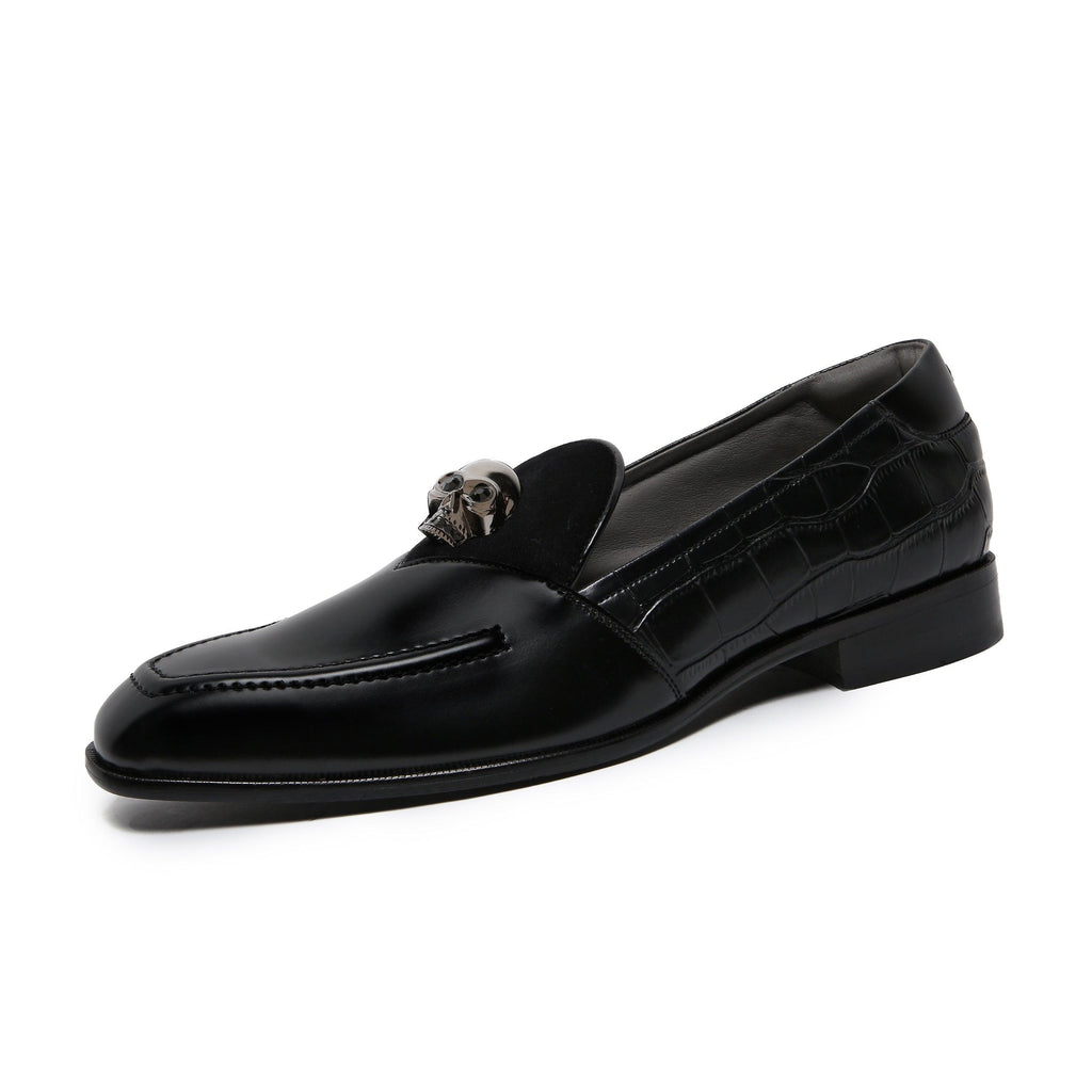 KANE | METALLIC SKULL SLIP-ON - By Lusso