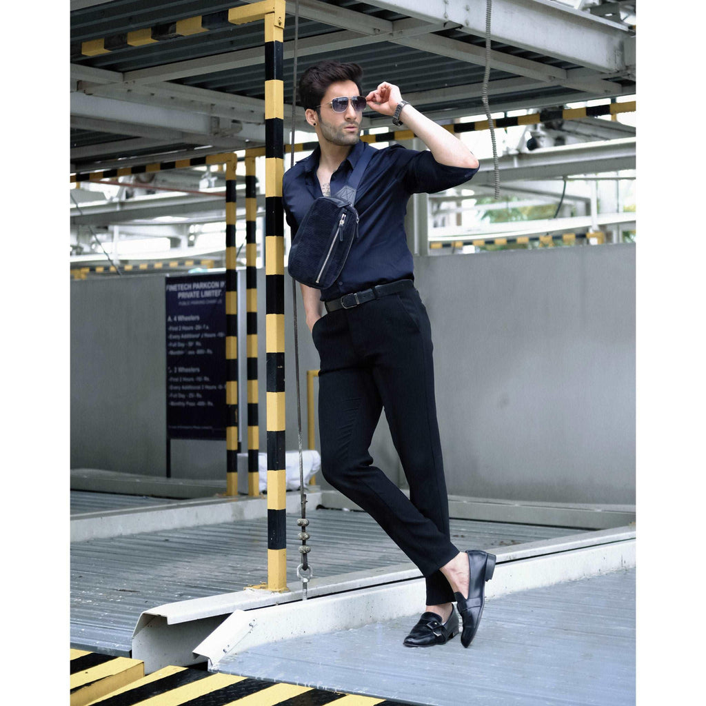 Lumberg - Black Side Latch Slip-On - By Lusso