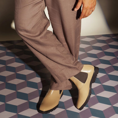 Marcos Featherlite - Beige Chelsea Boots