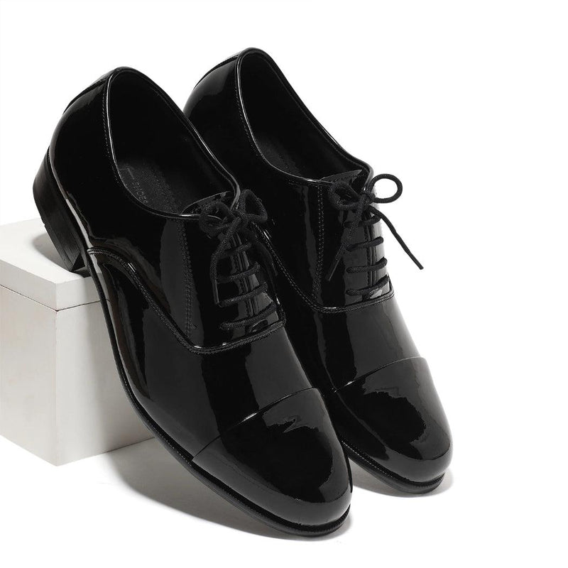 Aristo Black Patent Lace Up