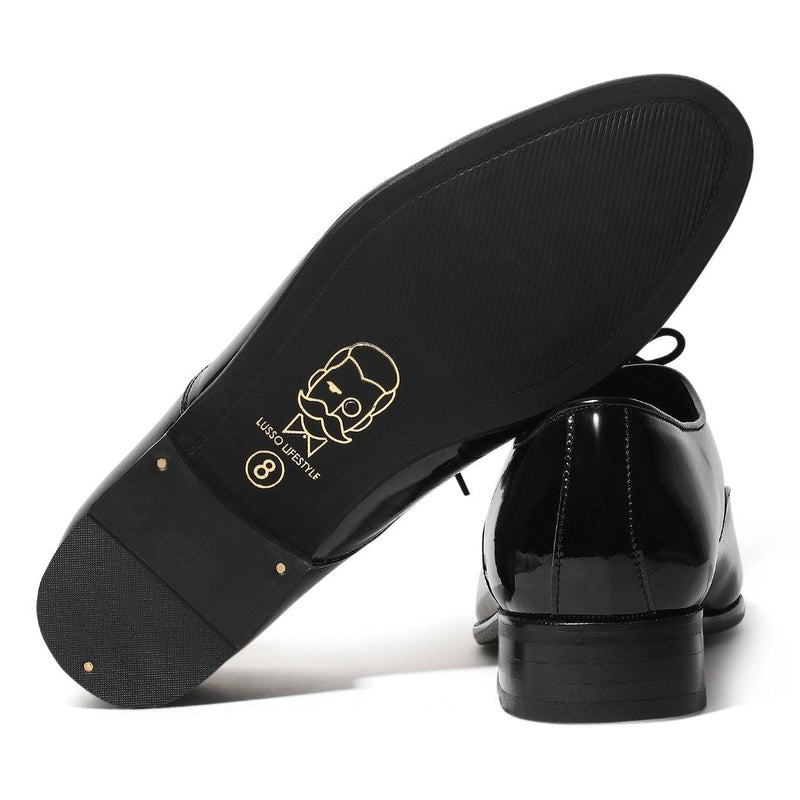 Aristo Black Patent Lace Up