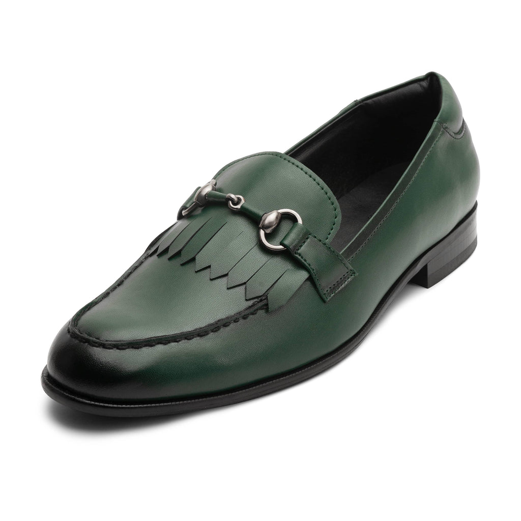 MONTLE | GREEN DUAL-TONE SLIP-ON - By Lusso