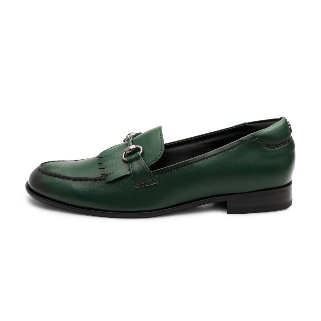 MONTLE | GREEN DUAL-TONE SLIP-ON - By Lusso