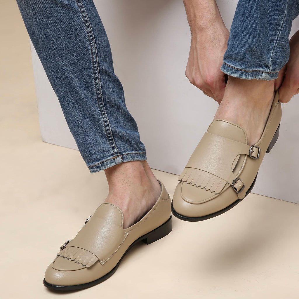 PALLADIO | BEIGE DOUBLE MONK - By Lusso