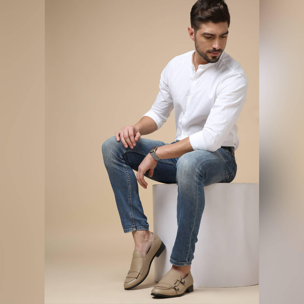 PALLADIO | BEIGE DOUBLE MONK - By Lusso