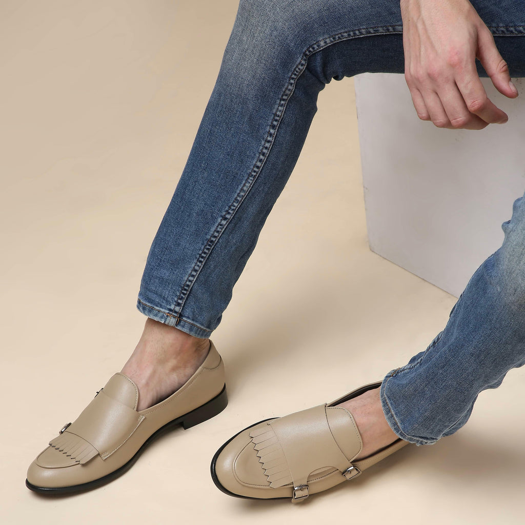 PALLADIO | BEIGE DOUBLE MONK - By Lusso