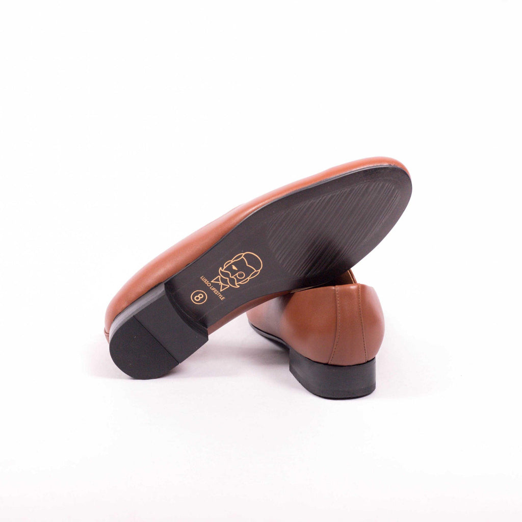 RANJA | LIGHT TAN ZARDOSI MOJDI - By Lusso