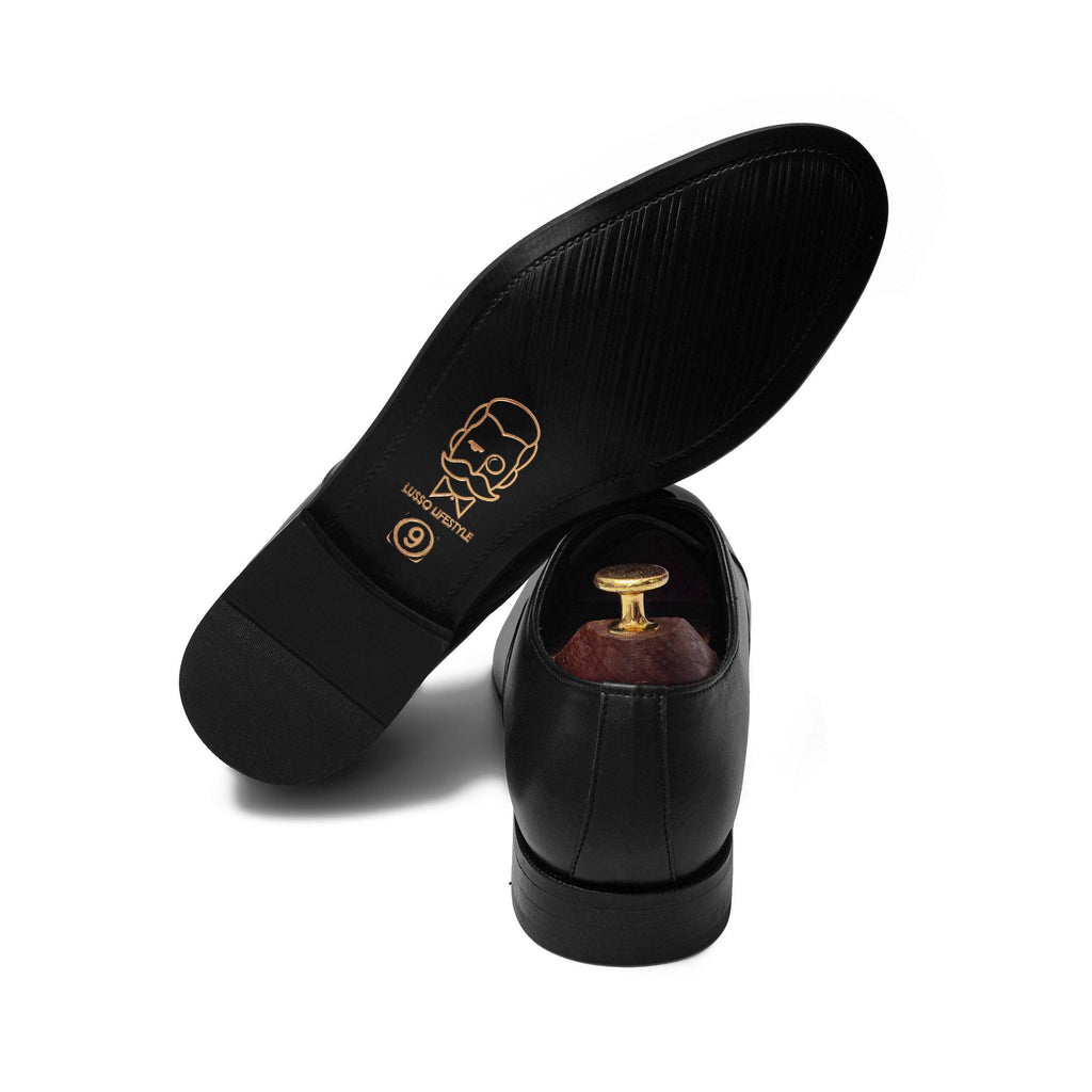 RHODES | BLACK OXFORD LACE UP - By Lusso