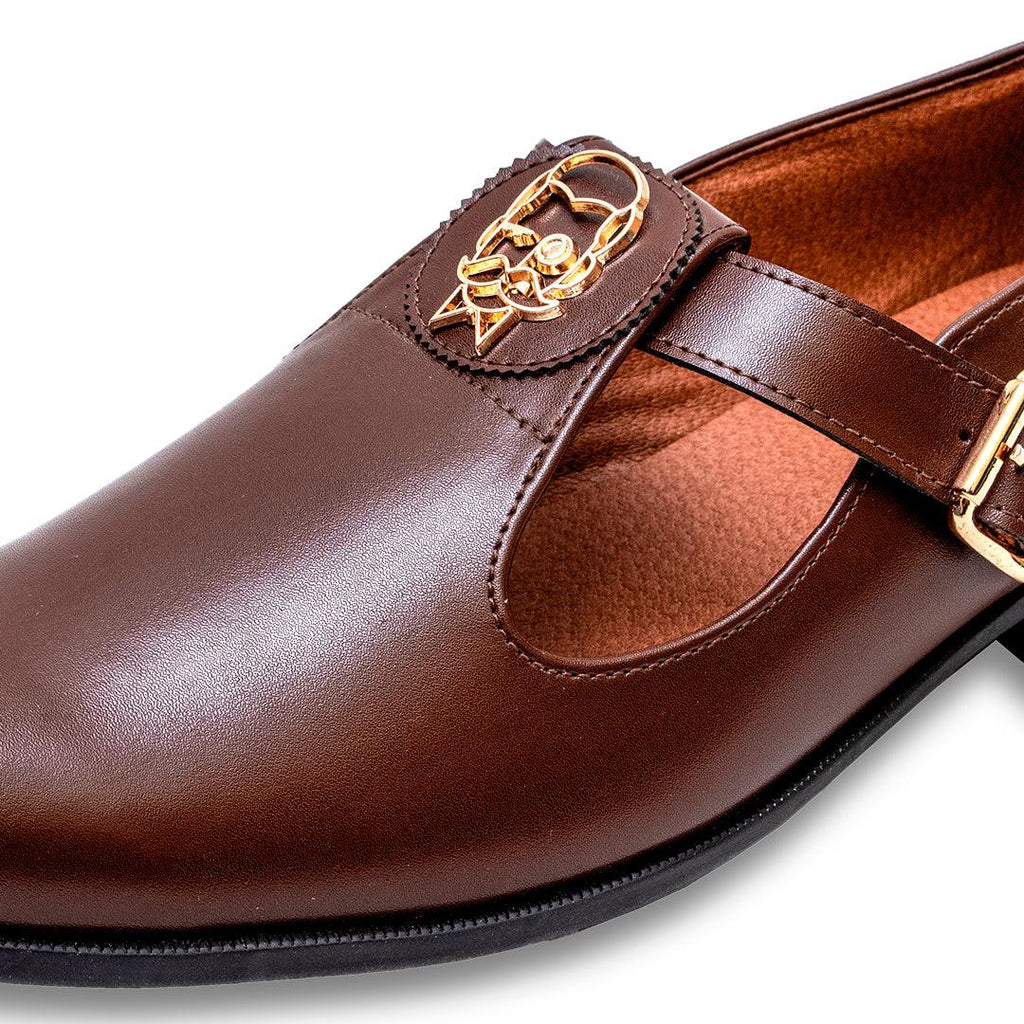 ELCO - TAN BROWN SANDAL SHOE - By Lusso