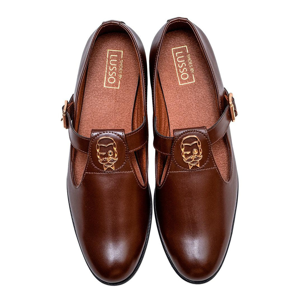 ELCO - TAN BROWN SANDAL SHOE - By Lusso