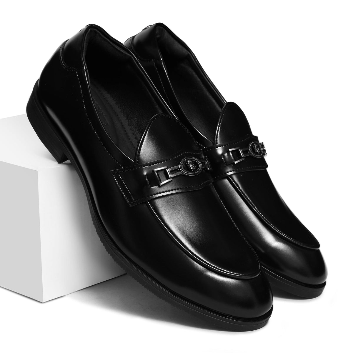 Cuba | Black Signature Slip-Ons - By Lusso