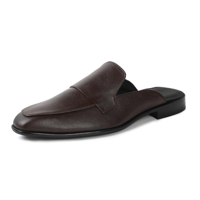 JAVA | DARK TAN MULE - By Lusso