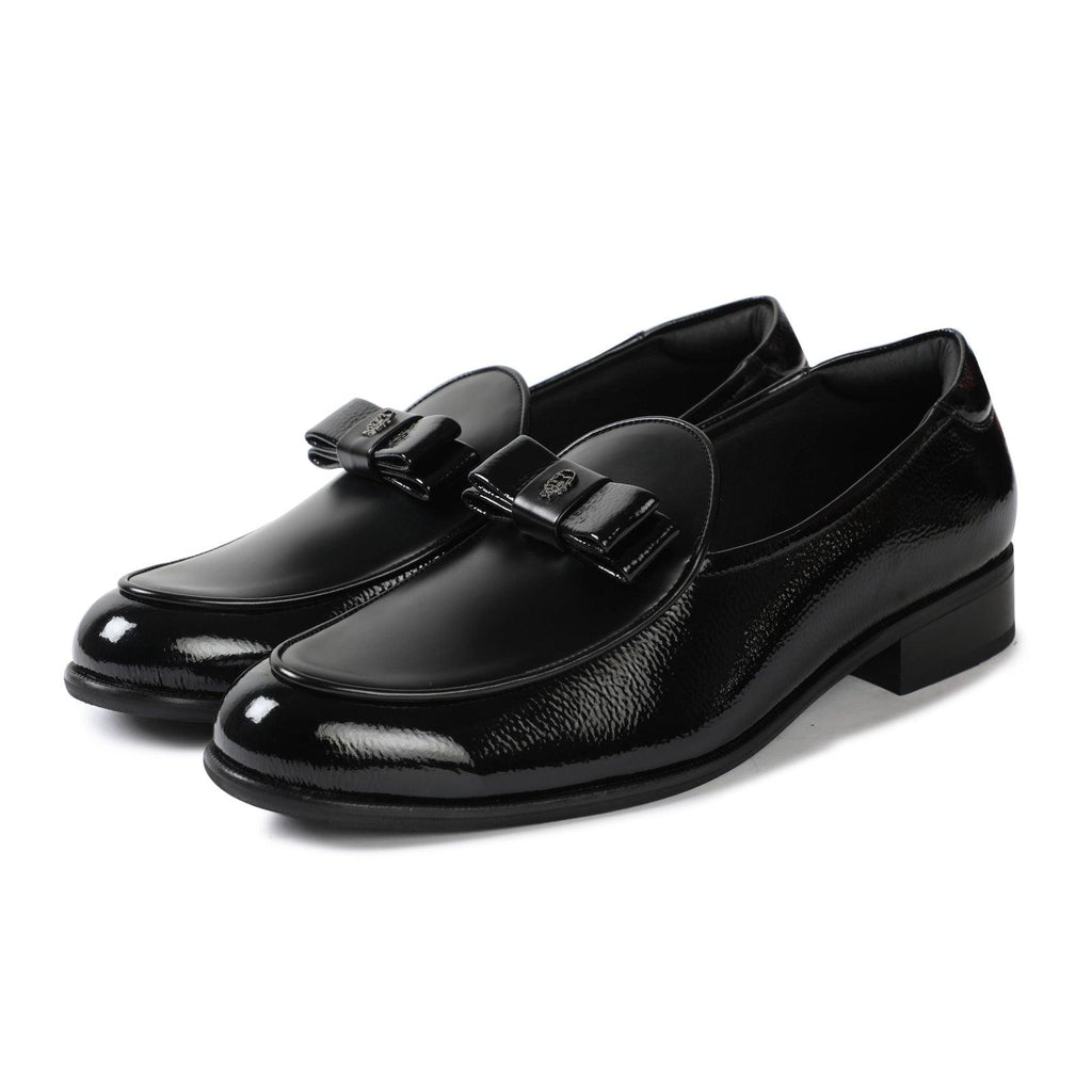 Signature Black Tuxedo Slip-On - By Lusso