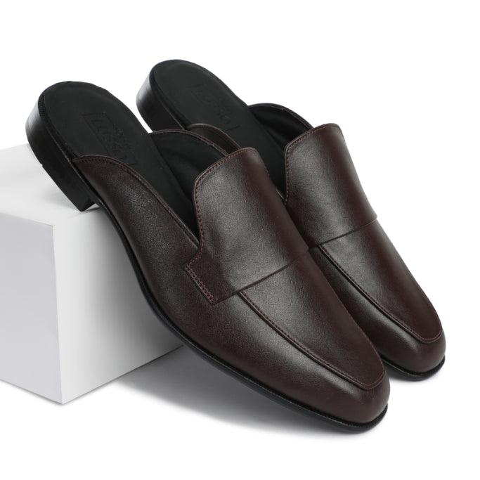 JAVA | DARK TAN MULE - By Lusso