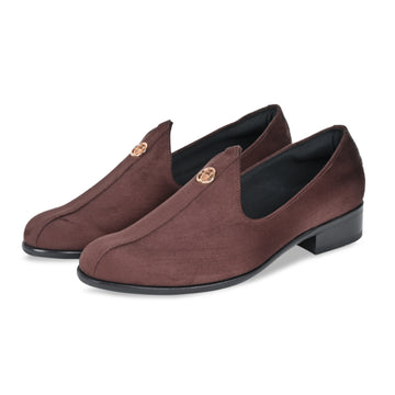 Elis - Brown Suede Signature Mojdi - By Lusso
