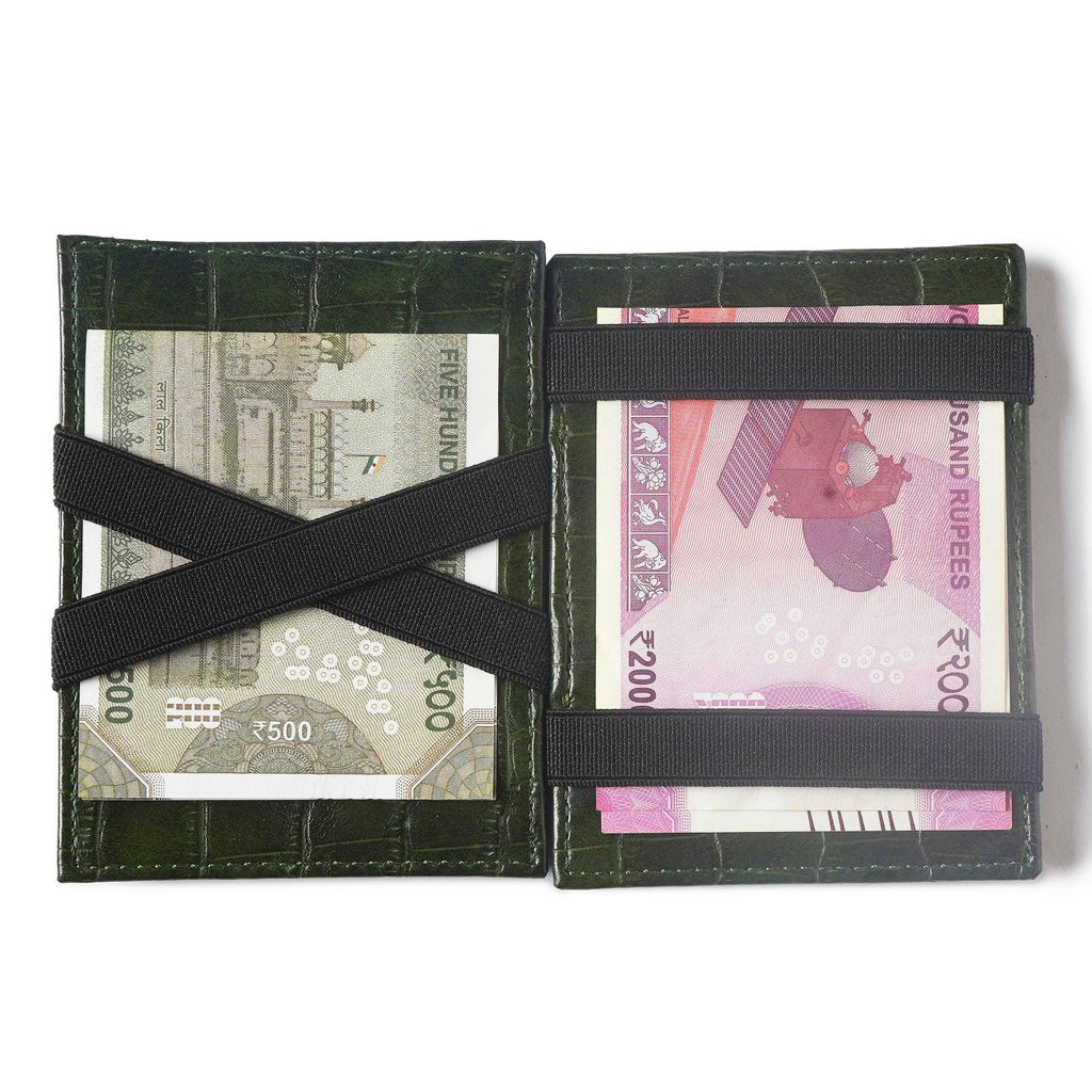 Lisco - Green Magic Wallet/ Cardholder - By Lusso