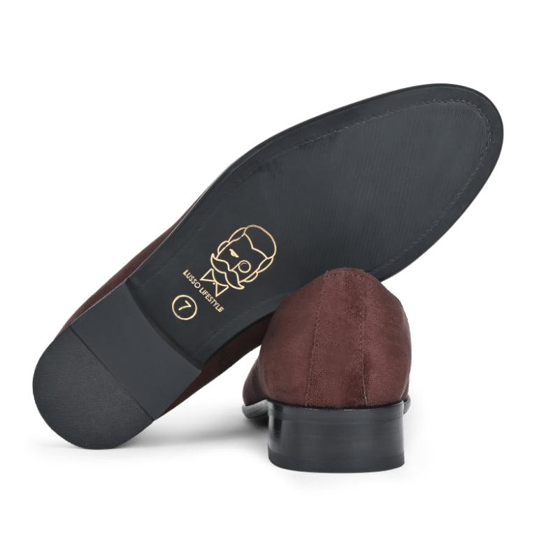 Elis - Brown Suede Signature Mojdi - By Lusso