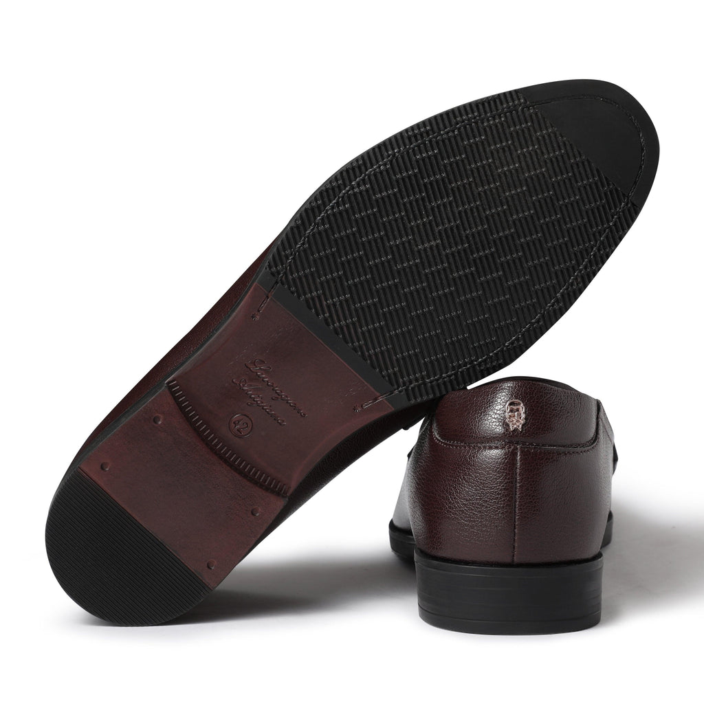 Cuba | Dark Brown Signature Slip-Ons - By Lusso