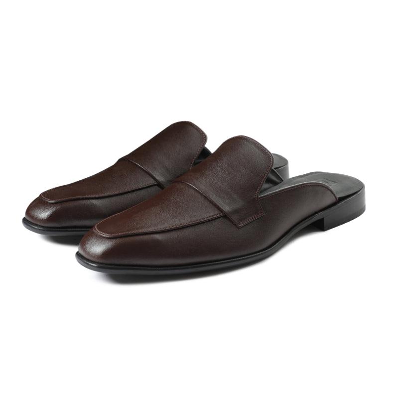 JAVA | DARK TAN MULE - By Lusso