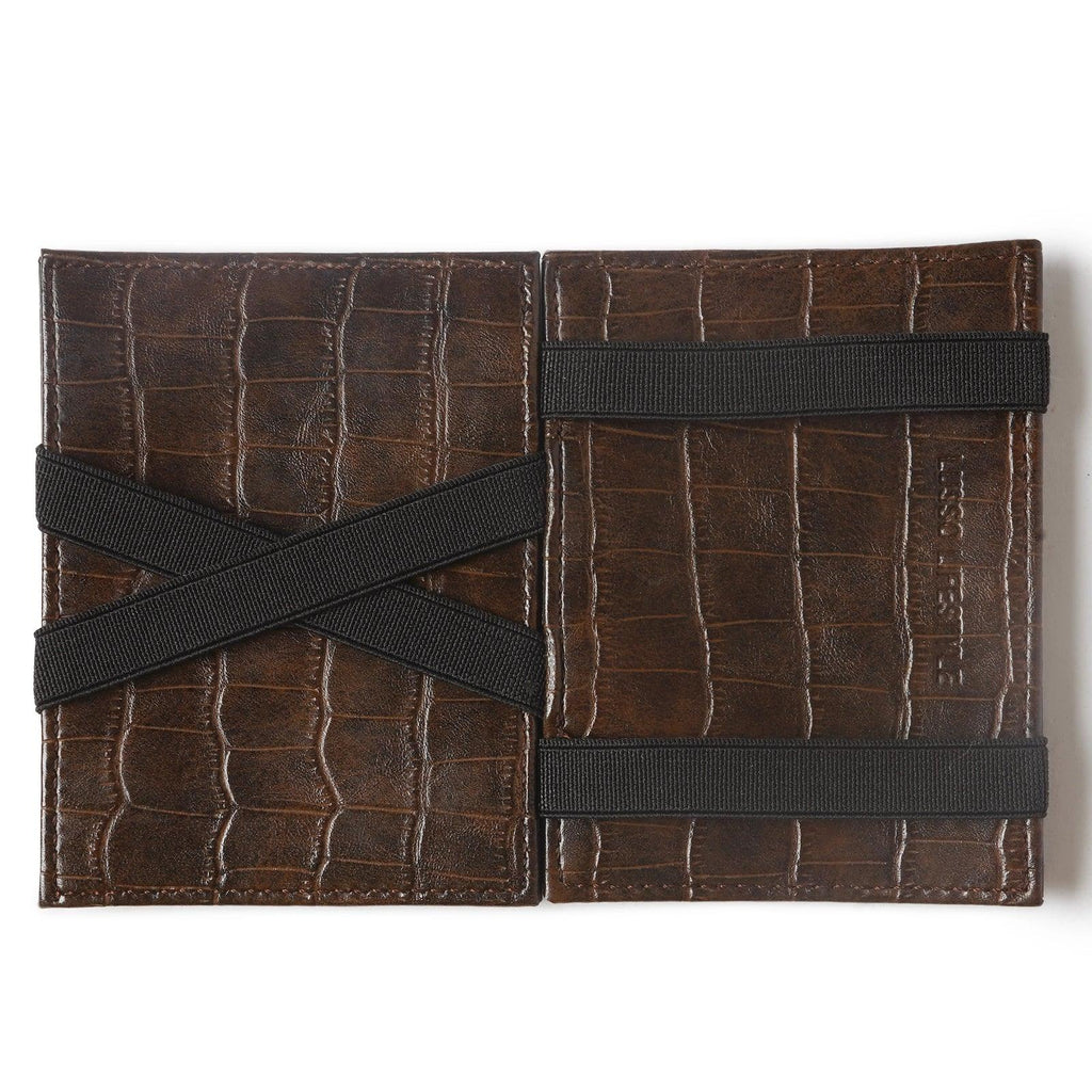 Lisco - Brown Magic Wallet/ Cardholder - By Lusso