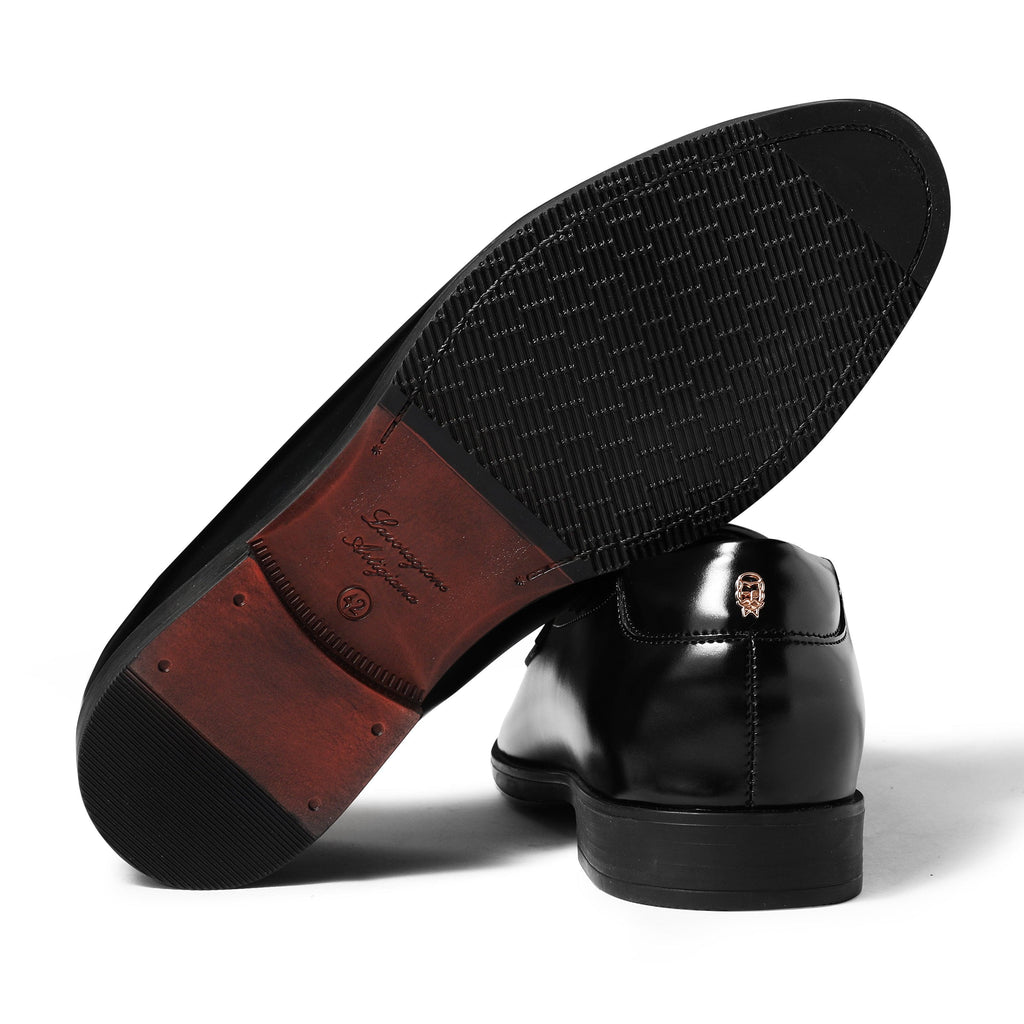 Cuba | Black Signature Slip-Ons - By Lusso