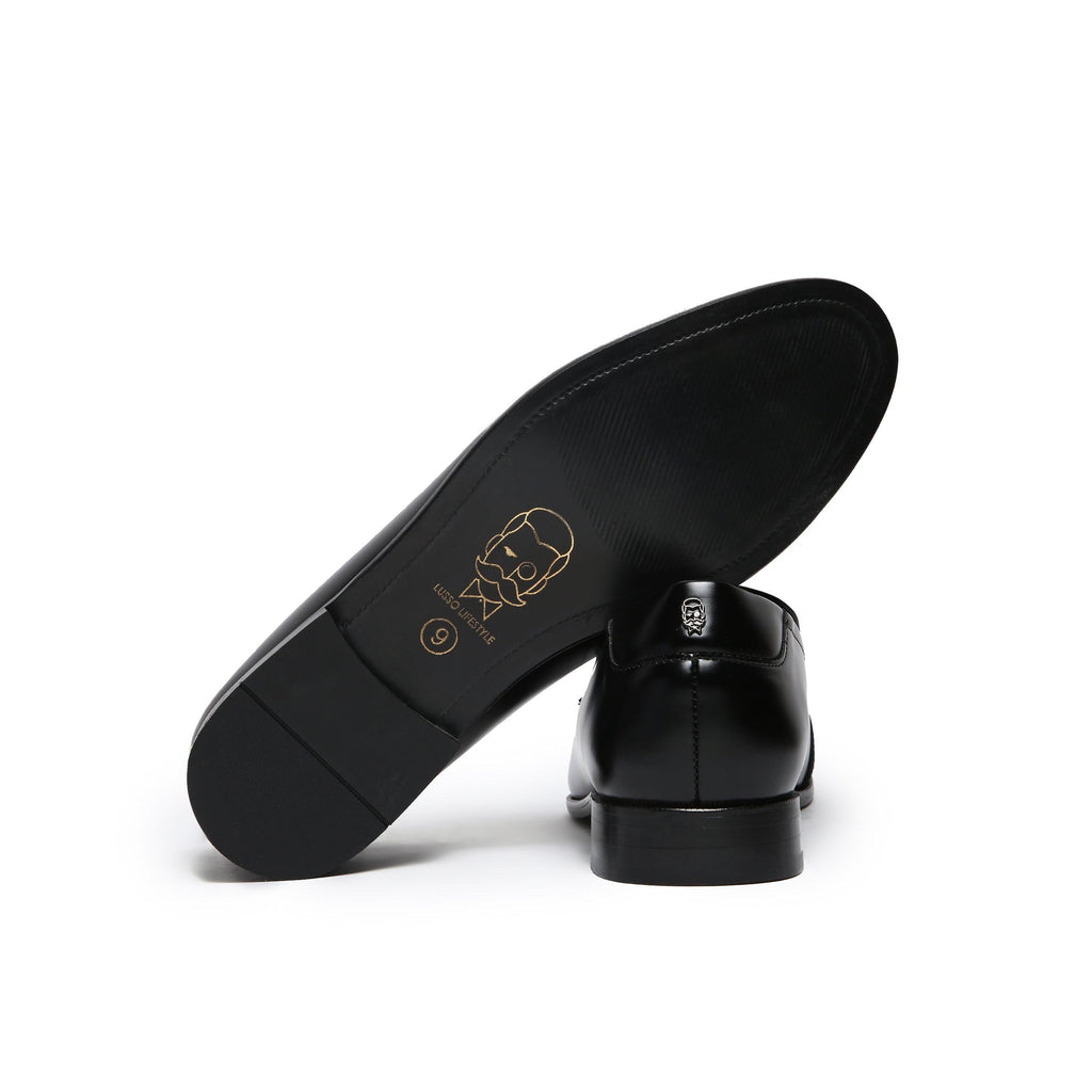 GALLOW | BLACK SLIP-ON - By Lusso