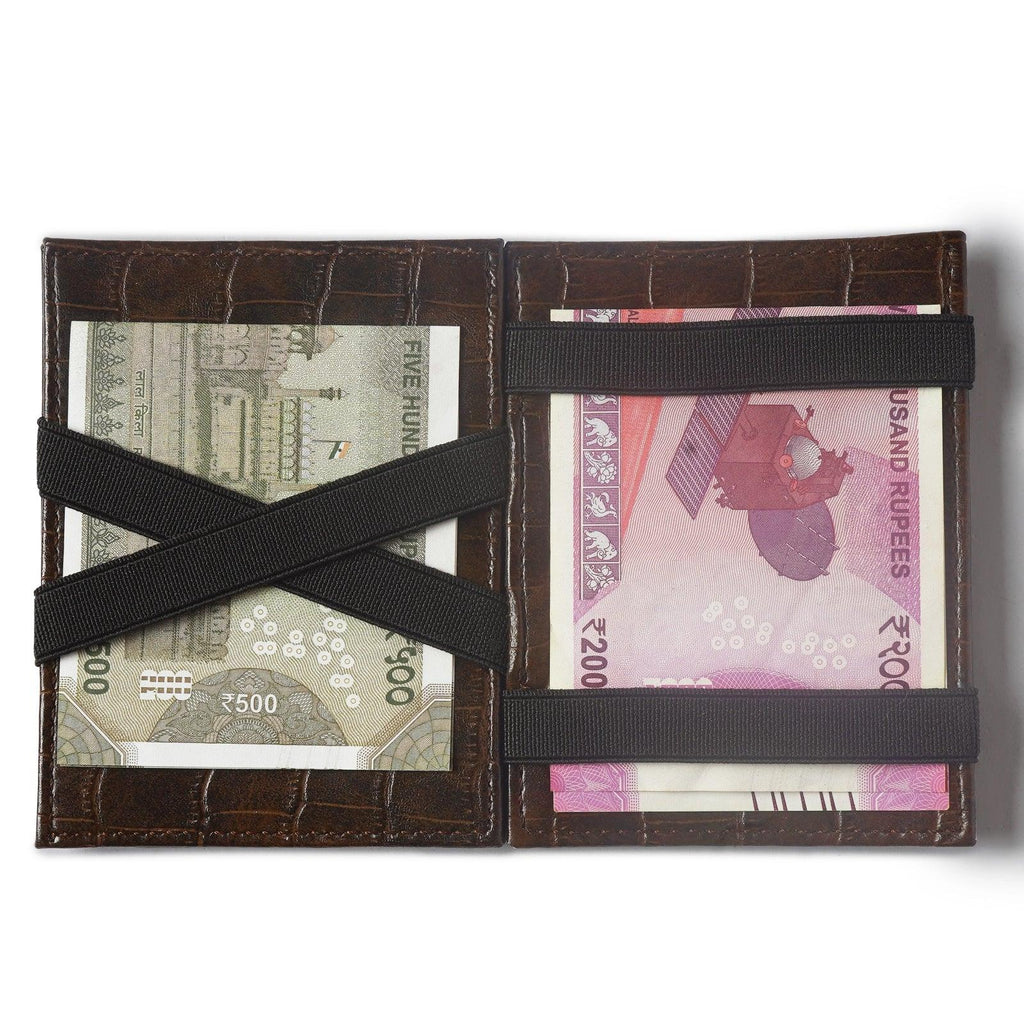 Lisco - Brown Magic Wallet/ Cardholder - By Lusso