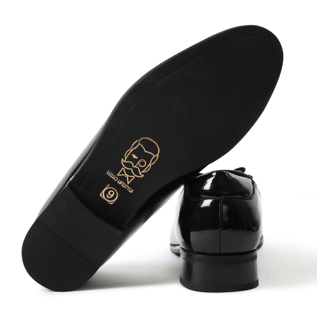 Signature Black Tuxedo Slip-On - By Lusso