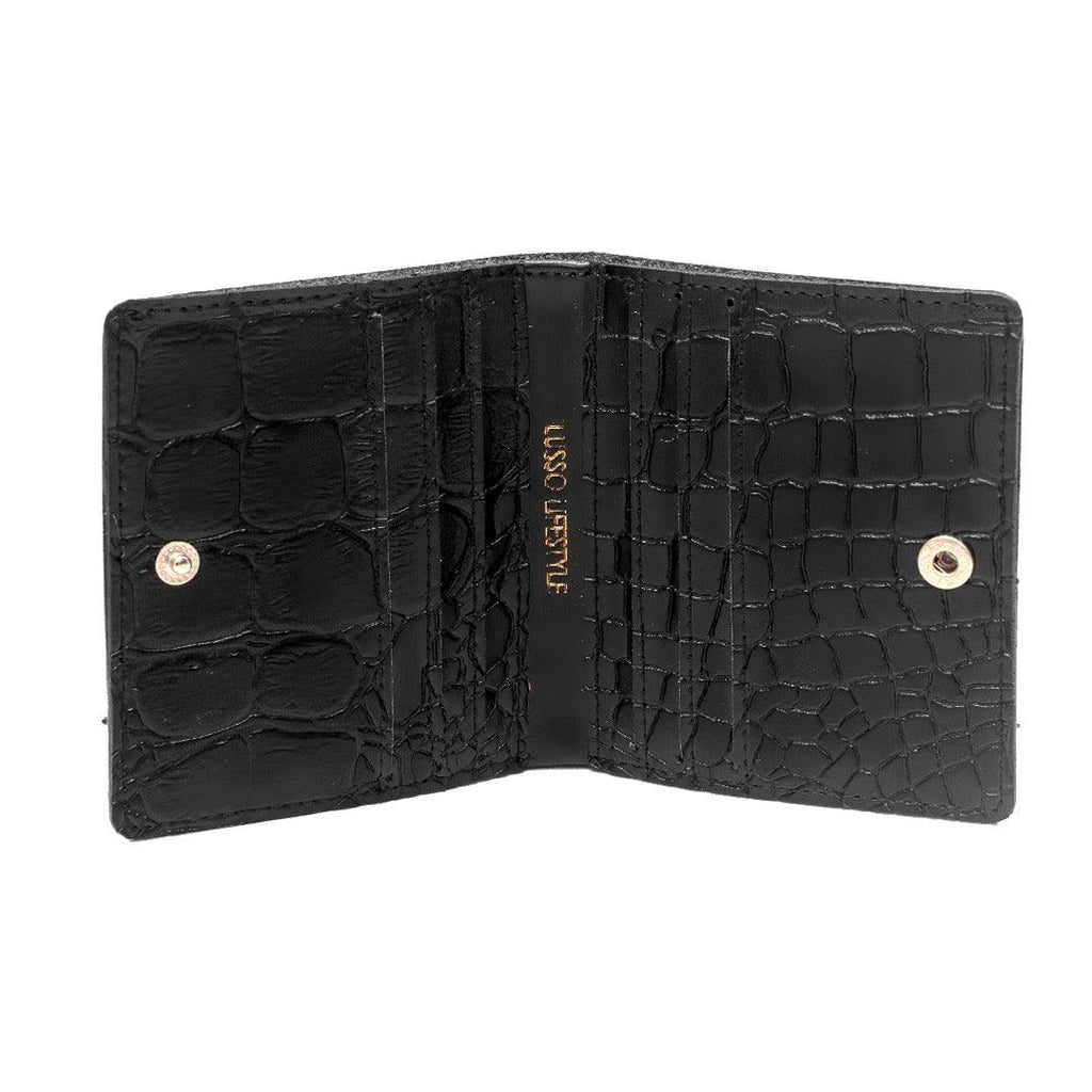 PLATO BLACK | Compact Wallet - By Lusso